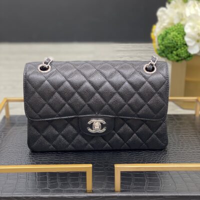 Ch@nel Flap Bag-Caviar-23CM