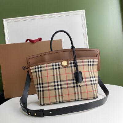 Burberry Society Vintage Tote-28*36*29CM
