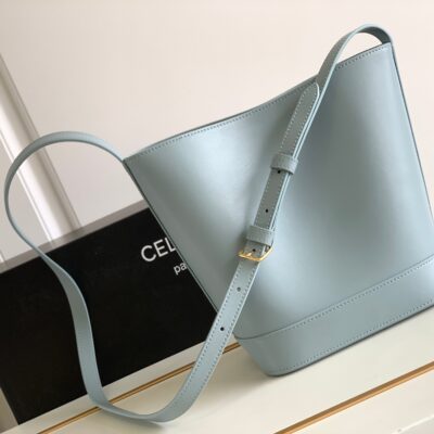 Celina Cuir Bucket-30×22×13CM