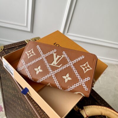 Louis Vuitton Monogram Vernis Zippy Wallet M81141-19.5x10.5x2.5CM