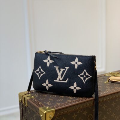 Louis Vuitton M80084 Pochette Double Zip Bag -20*12.5*3CM