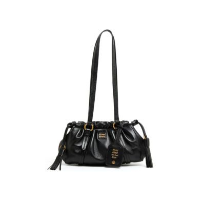 MIUMIU JOIE NAPPA LEATHER BAG MIU4QM7SBCK (21*10,5*9,5 см)